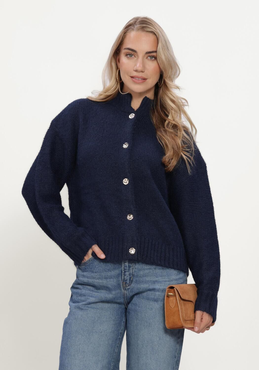 NOTRE-V Pull NV-ILSE Bleu fonc&eacute; - large