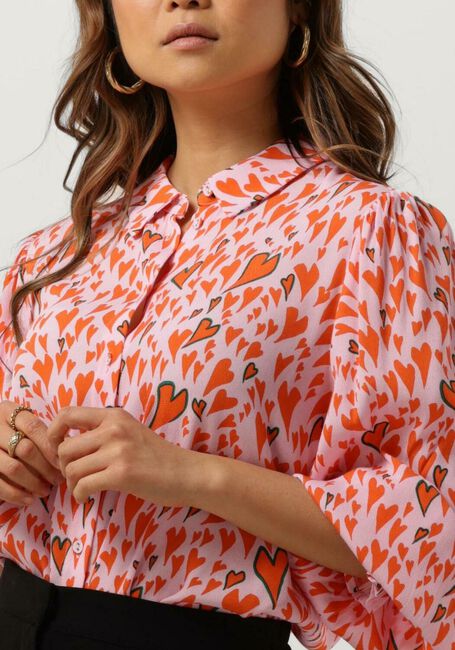 POM AMSTERDAM BLOUSE 7228 Blouses en rose - large