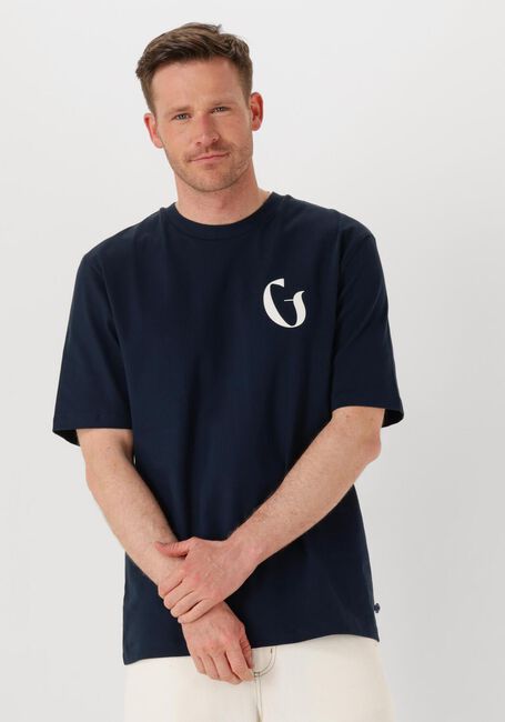 Donkerblauwe THE GOODPEOPLE T-shirt TON - large