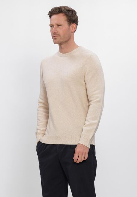 Beige PROFUOMO Trui PULLOVER CREW NECK - large