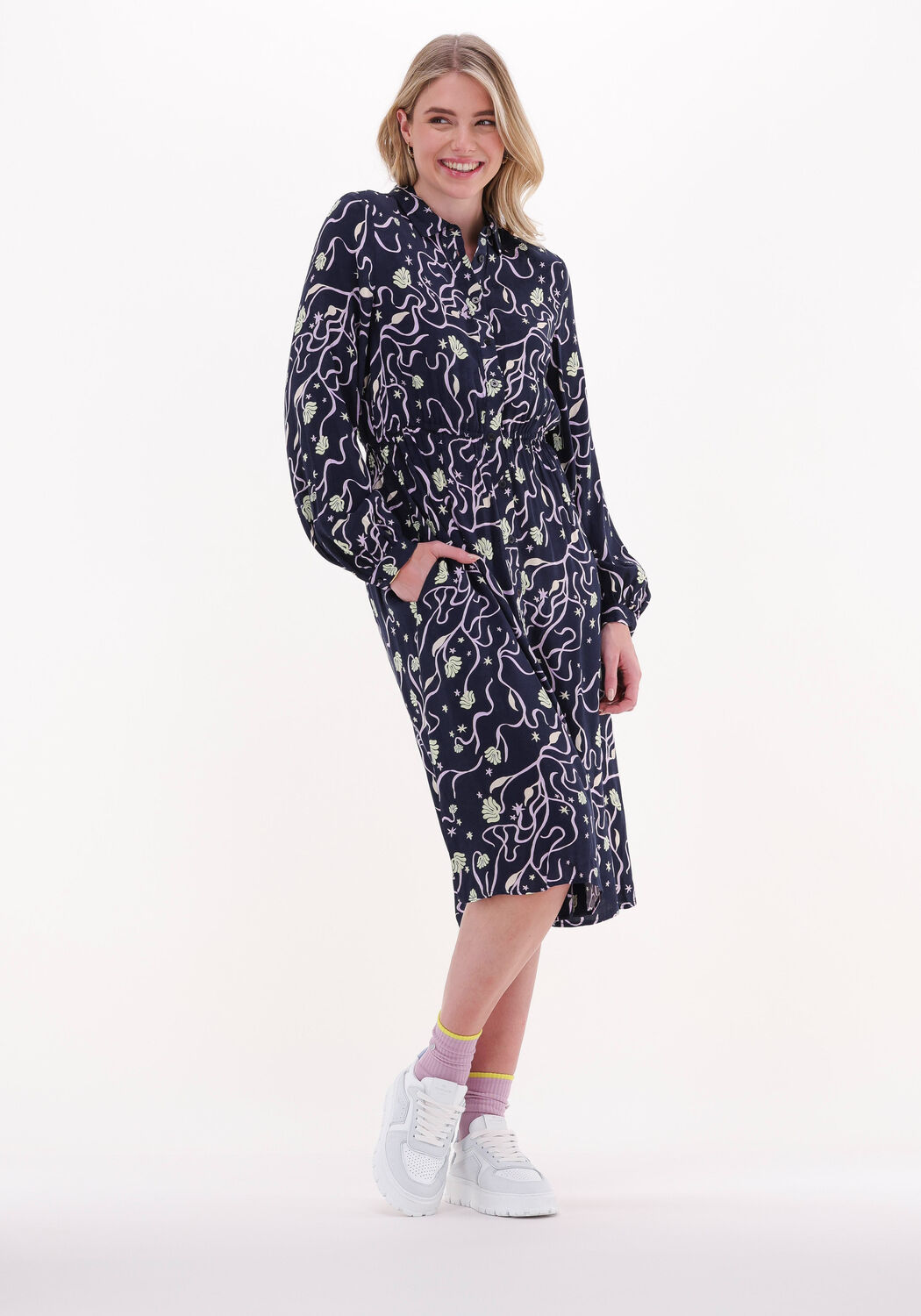 Scotch and soda clearance jurk met bloemenprint