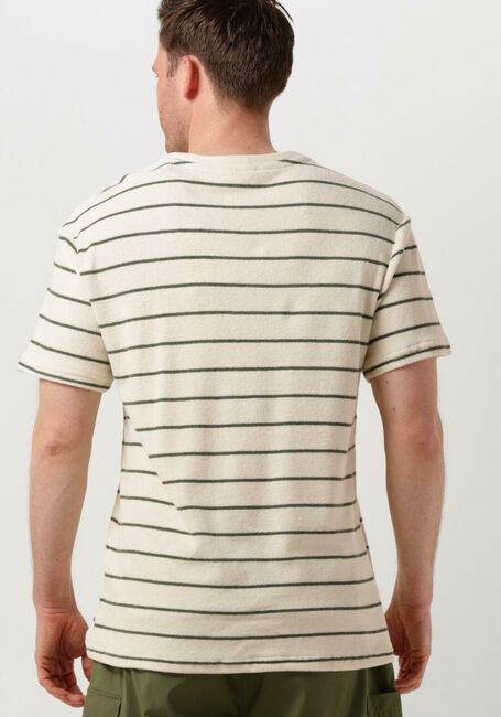 ANERKJENDT T-shirt AKKIKKI S/S FROTTE STRIPE TEE en beige - large