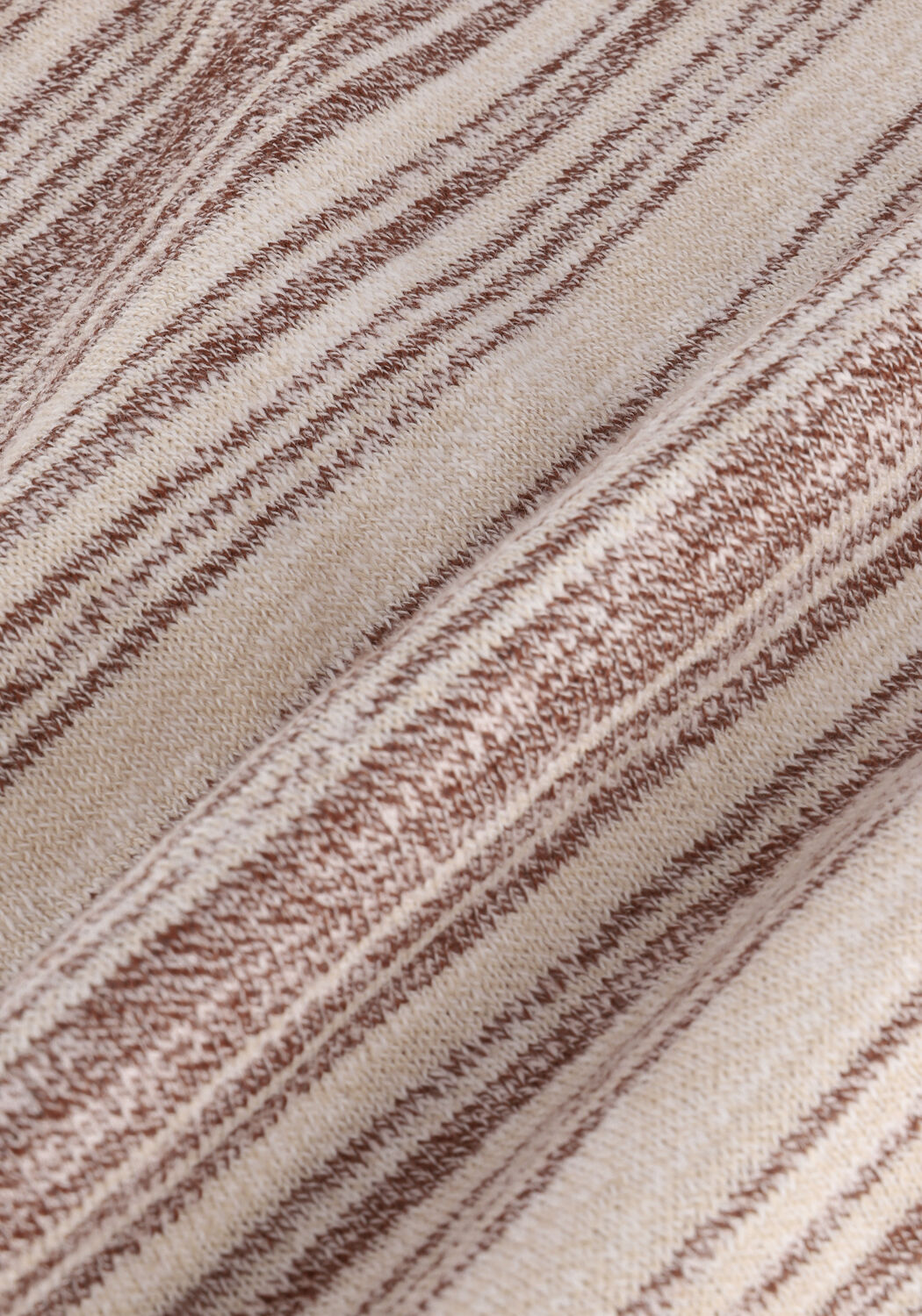 CAST IRON Polo SHORT SLEEVE POLO COTTON SLUB STRIPE KNITTED POLO Sable - large