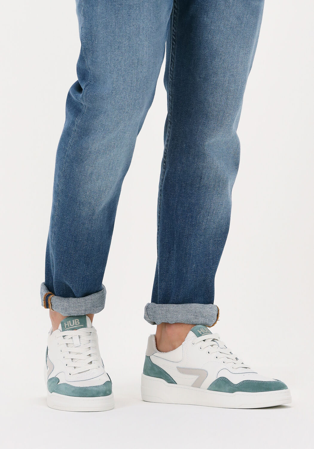 Witte HUB Lage sneakers COURT-Z MEN | Omoda