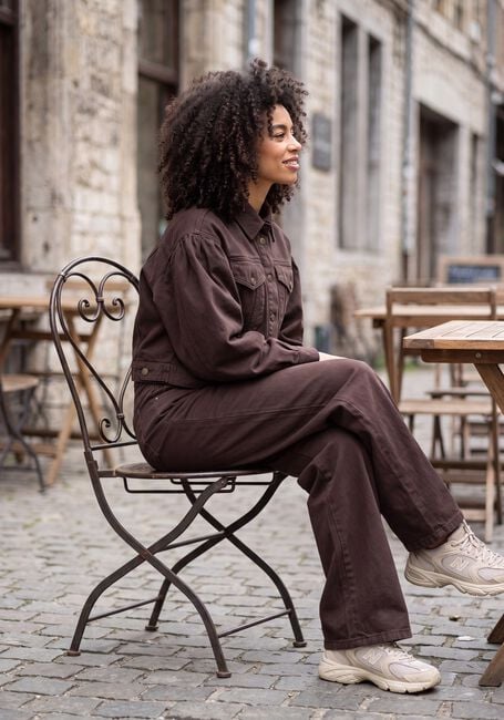 Bruine HARPER & YVE Broeken/jumpsuits MAYRA-PA - large
