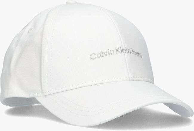 CALVIN KLEIN INSTITUTIONAL CAP Casquette en blanc - large