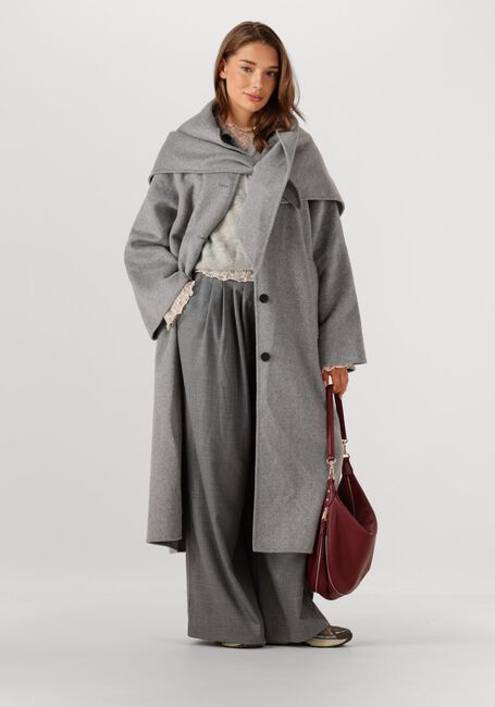 EDITED Manteau ALEA WOOL COAT en gris - large