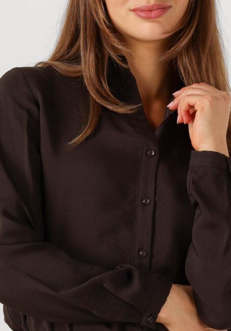 BY-BAR DONNA SATIN STRIPE BLOUSE Blouses en marron - large