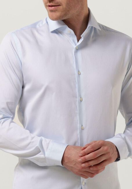 Lichtblauwe GENTI Klassiek overhemd S0004-1109 - large