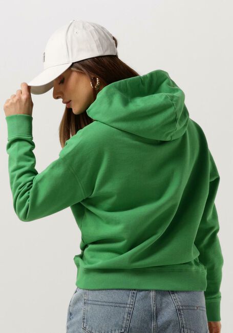 TOMMY JEANS Pull TJW XS BADGE HOODIE en vert - large