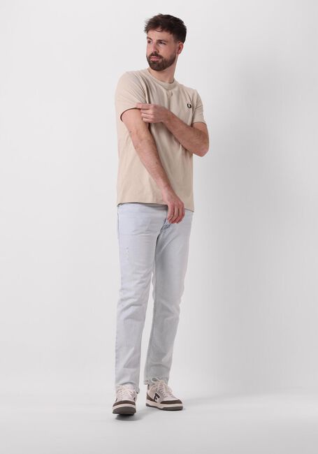 FRED PERRY T-shirt RINGER T-SHIRT Blanc - large