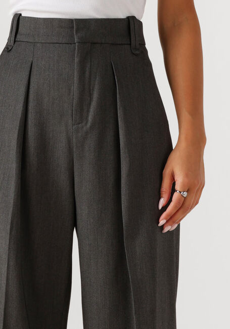 Donkergrijze INWEAR Wijde broek BRUNILDAIW WIDE PANT - large