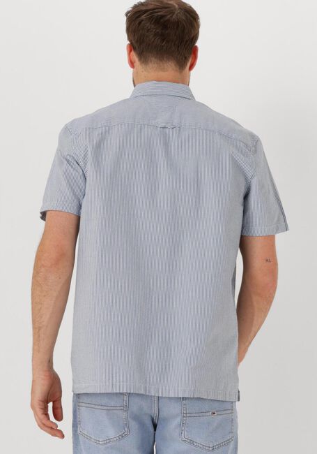 TOMMY JEANS Chemise décontracté TJM REG SEERSUCKER STP SS SHIRT en bleu - large