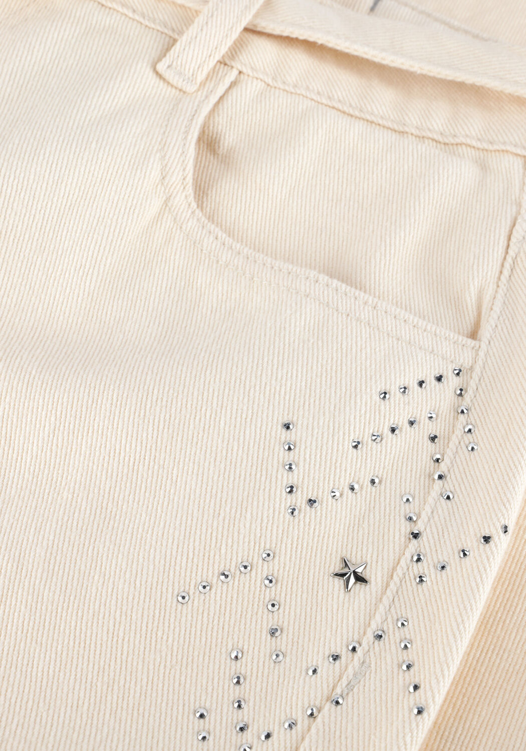 REFINED DEPARTMENT Wide jeans PAYTON Cr&egrave;me - large