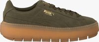 Groene PUMA Sneakers PLATFORM TRACE WMN - medium