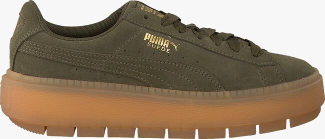 Groene PUMA Sneakers PLATFORM TRACE WMN - large