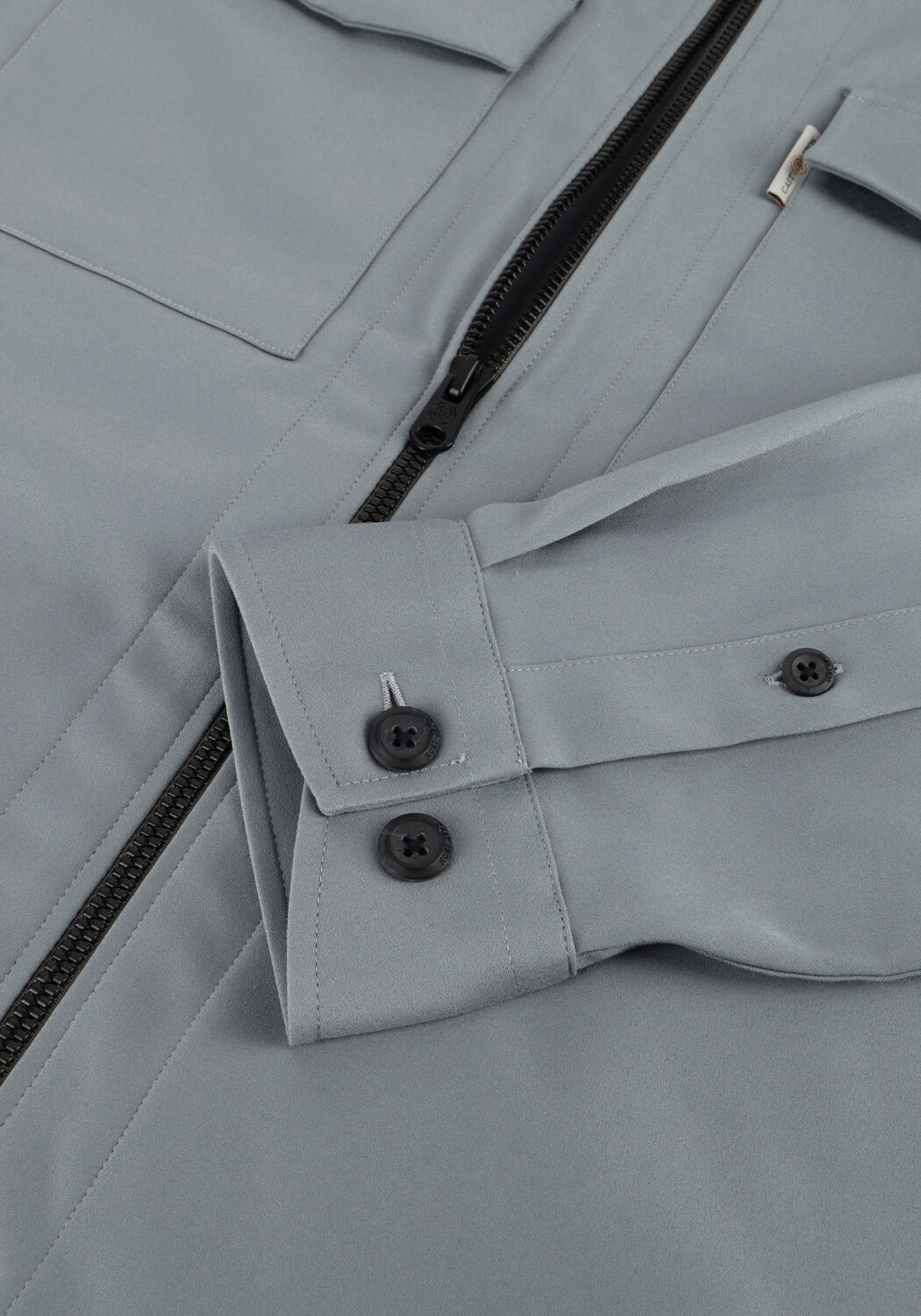 Grijze CAST IRON  CF RISER SHIRTJACKET - large