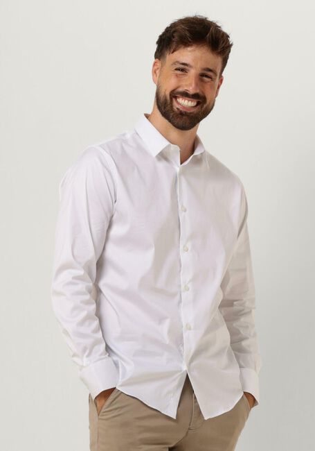 SELECTED HOMME Chemise décontracté SLHSLIMTRAVEL SHIRT B NOOS en blanc - large