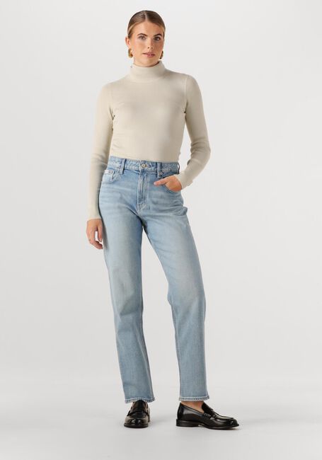 Taupe CALVIN KLEIN Coltrui WOVEN LABEL ROLL NECK - large