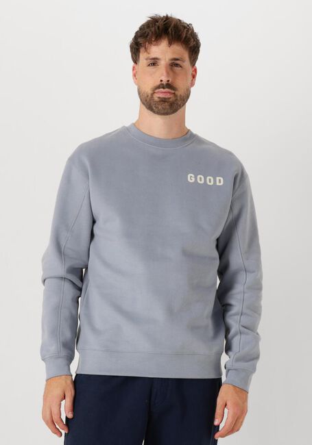 Blauwe THE GOODPEOPLE Sweater LTEDDY - large