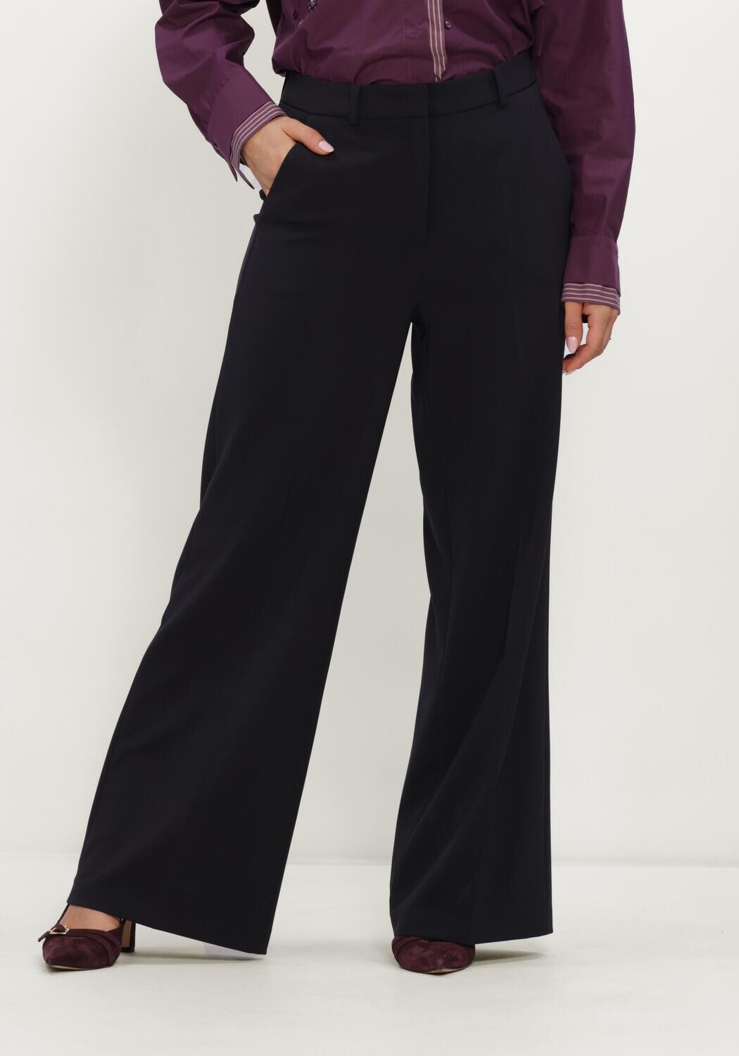 Donkerblauwe CAMBIO Pantalon ALEXIS - large