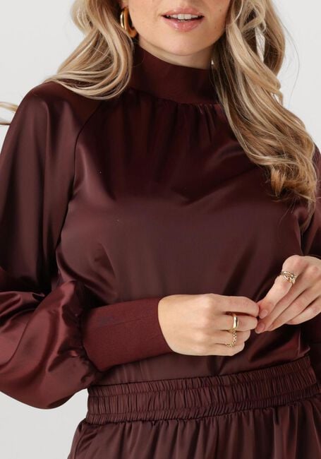 Y.A.S. YASPELANA LS TOP Blouses en marron - large