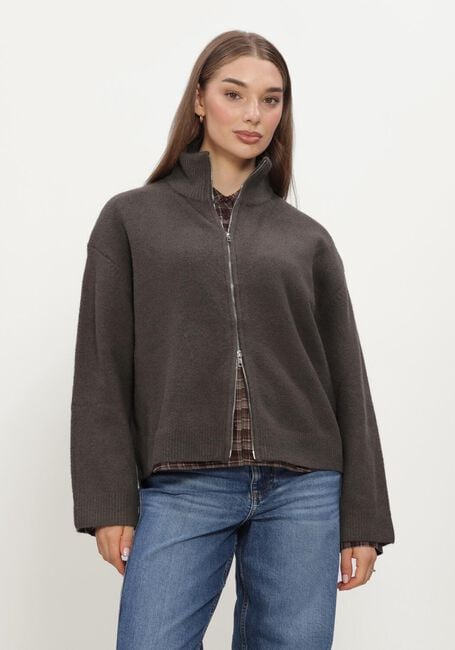 Bruine NEO NOIR Vest ASLEY ZIP KNIT CARDIGAN - large