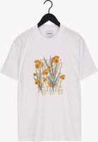 WOODBIRD T-shirt KALEB FLOW TEE en blanc