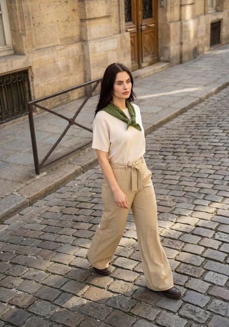 Beige KNIT-TED Top EVA - large