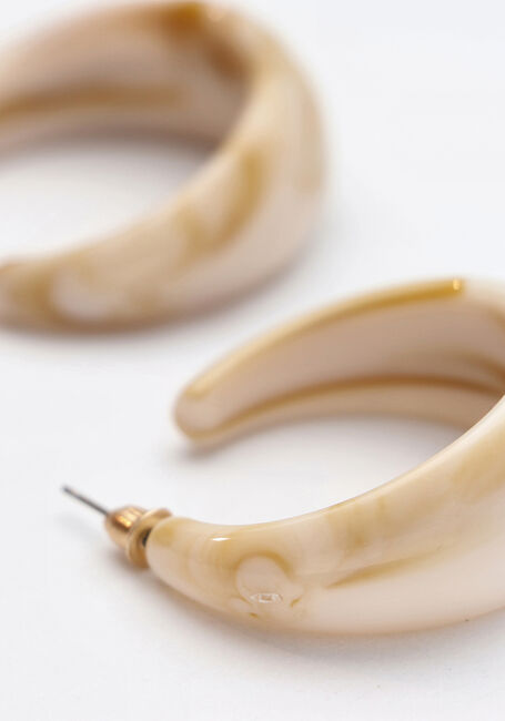 NOTRE-V Boucles d'oreilles OMSS23-035 en beige - large