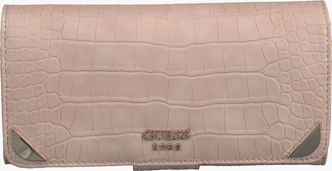 Roze GUESS Portemonnee TRYLEE FILE CLUTCH - large