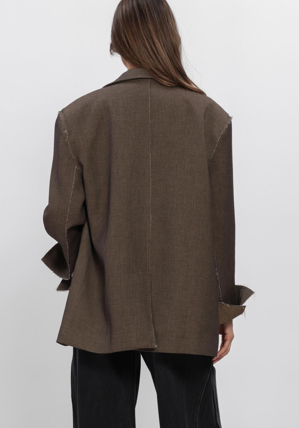 ELEH Blazer EFW260004 en marron - large