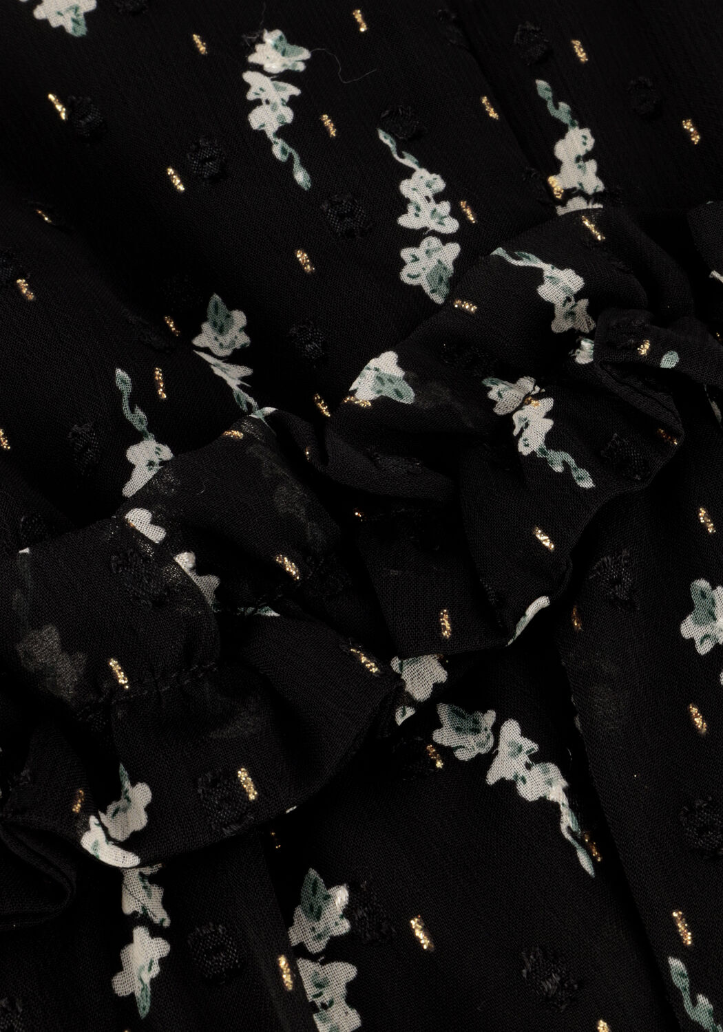 NEO NOIR Mini robe BETHIE FLOWER BRANCH DRESS en noir - large