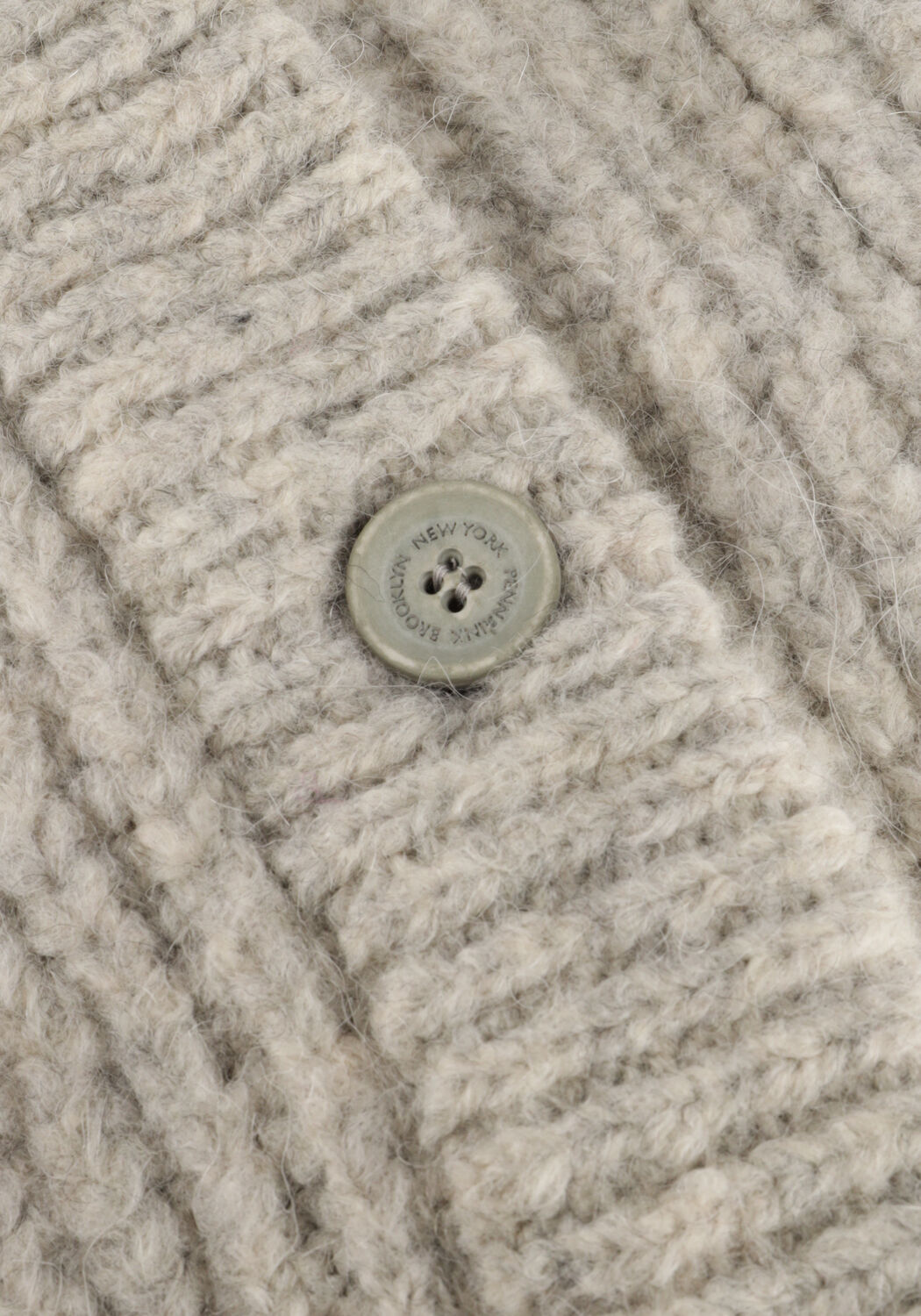 PENN & INK Gilet CARDIGAN Sable - large