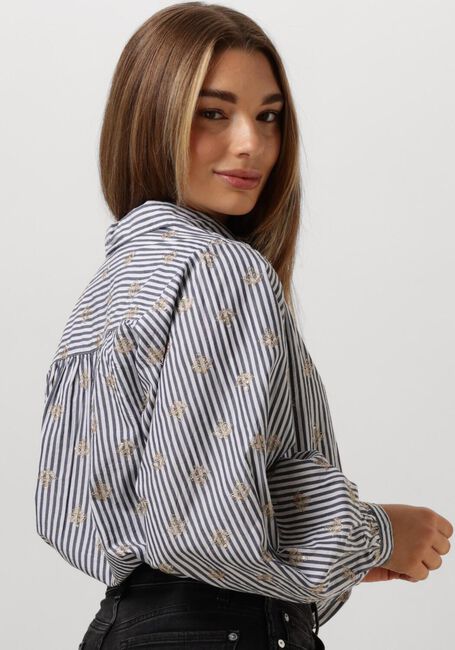 SUMMUM BLOUSE SCATTERED EMBROSTRIPE Blouses en blanc - large