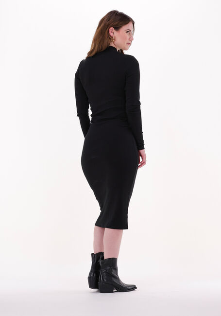 Zwarte MINIMUM Midi jurk RESSY 9539 - large