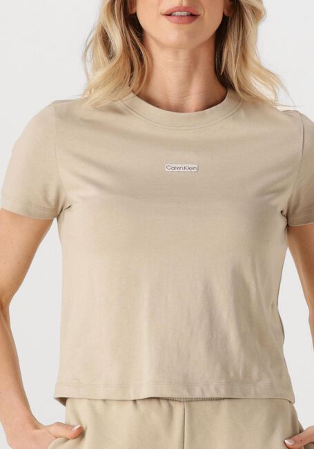 Zand CALVIN KLEIN T-shirt PLACED INSTITUTIONAL BABY TEE - large