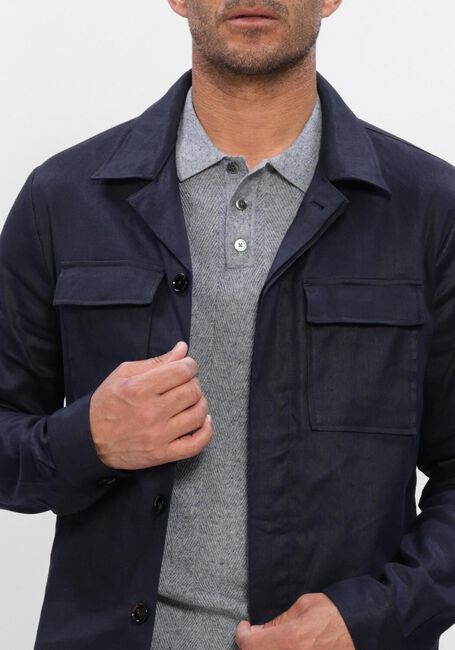 Donkerblauwe PROFUOMO  OVERSHIRT LL GD - large