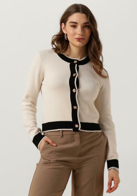 NEO NOIR Gilet TORINA KNIT CARDIGAN Blanc - large