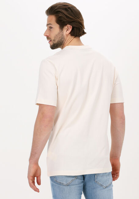SCOTCH & SODA T-shirt JERSEY LOGO TEE IN ORGANIC COTTON en beige - large