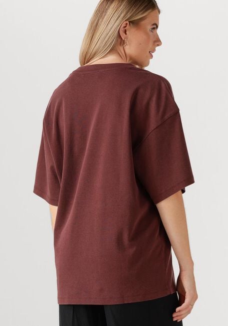 ROUGE EDIT T-shirt ROUSOPHIAS SS O-NECK TEE en marron - large