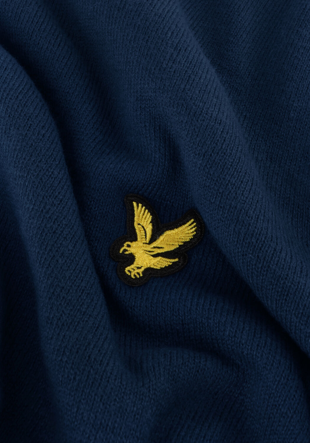 LYLE & SCOTT Pull COTTON MERINO CREW JUMPER en bleu - large