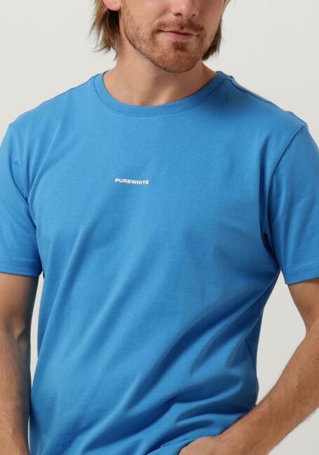 Blauwe PUREWHITE T-shirt PURE LOGO TEE - large