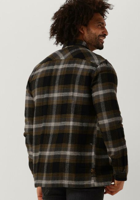 PME LEGEND Surchemise LONG SLEEVE SHIRT CTN HEAVY FLANEL CHECK en noir - large