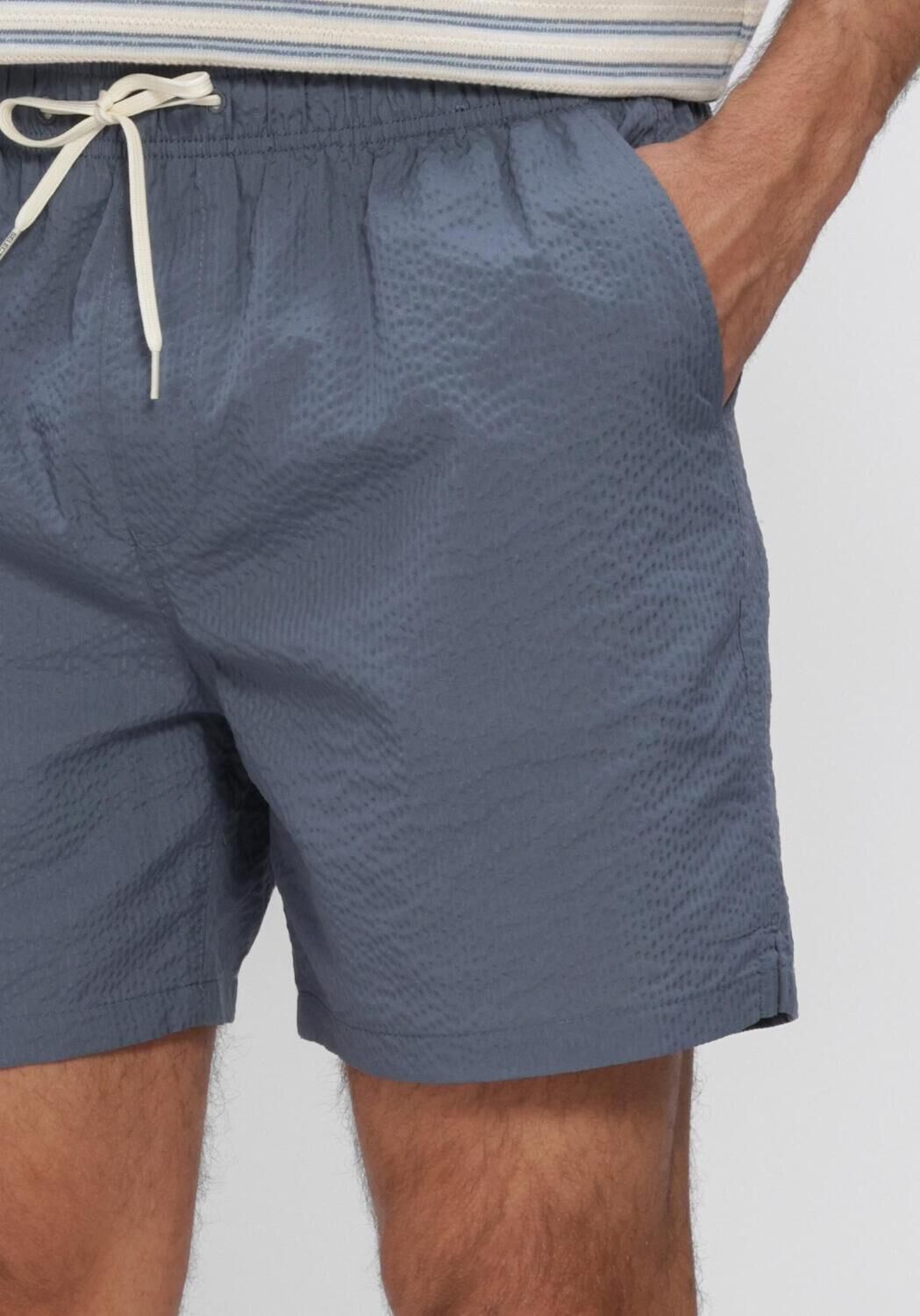 SELECTED MEN SLHCOOPER-SEERSUCKER  SWIMSHORTS Shorts de bain en bleu - large