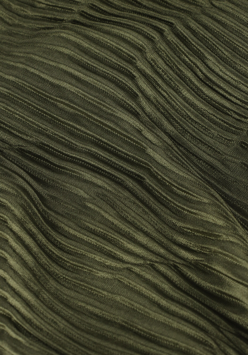 Groene ANOTHER LABEL Pantalon GARCELLE PLEATED PANTS - large