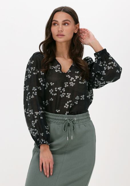SECOND FEMALE DAVIDA NEW BLOUSE Blouses en noir - large