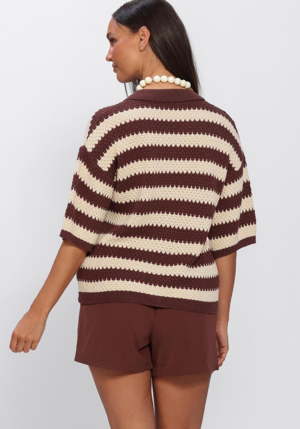 YDENCE KNITTED TOP JANOUK Hauts & T-shirts en multicolore - large