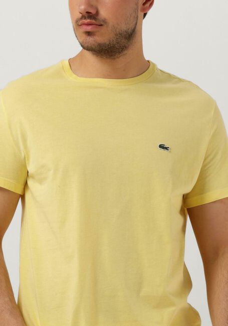 LACOSTE T-shirt 1HT1 MENS TEE-SHIRT 12 en jaune - large