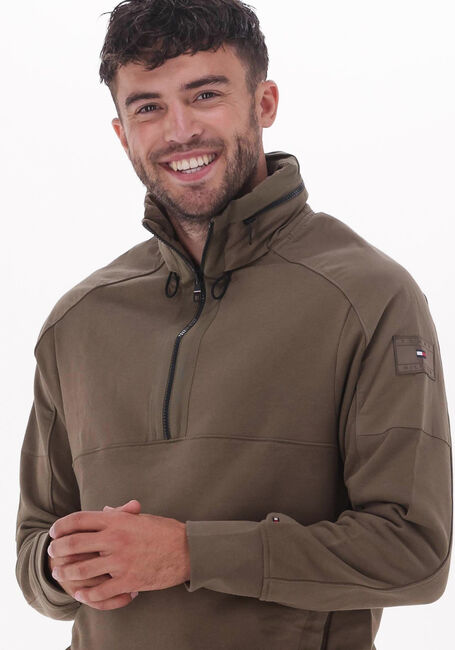 TOMMY HILFIGER Chandail COTTON TOUCH MIX MEDIA en vert - large